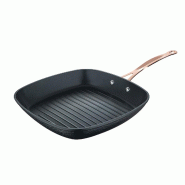 San Ignacio Copper - Poêle grill 28x28cm en aluminium forgé antiadhésif couleur noir mat - Q5133 San Ignacio Copper - Poêle grill 28x28cm en aluminium forgé antiadhésif couleur noir mat - Q5133