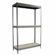 SimonRack Étagère Industrielle, 2000x2100x450 mm, 3 Niveaux, Métal, Étagère Charge Lourde, Gris - Simonforte - gris métal 8425437092251 SimonRack Étagère Industrielle, 2000x2100x450 mm, 3 Niveaux, Métal, Étagère Charge Lourde, Gris - Simonforte - gris métal 8425437092251