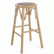 Tabouret bar Circle naturel  Ø 40 x 73 cm