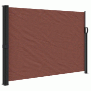 VidaXL Auvent latéral rétractable marron 140x300 cm Modèle Ventura Nova - 4004299
