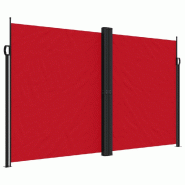 VidaXL Auvent latéral rétractable rouge 200x1000 cm Modèle Titan Select Pro - 4004762