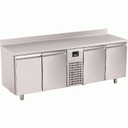 700 Table réfrigérée bord relevé 4 portes Monoblock ENERGY LINE - 7489.5410 Combisteel - inox 7489.541