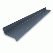 Bande de rive contre mur - 2m10 - Gris - RAL 7016