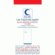 BLOC MAITRE D'HOTEL 75X150 50/2+0 (par 10) - 3416790022226