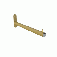 Bras droit mural Round en tube rond D.22 L300mm - or (sans visserie)