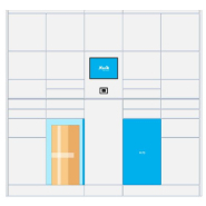 Casiers intelligents de conciliation pour articles volumineux - Porte H70 - gestion automatisée des colis