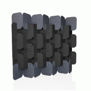 Cloison acoustique FLEXMIUT PLUG PET lot de 6 163 × 170 × 25 cm gris/gris foncé hjh OFFICE - gris polyester 892009 Cloison acoustique FLEXMIUT PLUG PET lot de 6 163 × 170 × 25 cm gris/gris foncé hjh OFFICE - gris polyester 892009