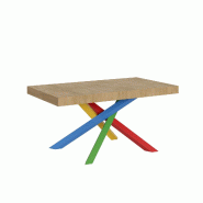 Itamoby Table Extensible 90X160/264 Cm Volantis Quercia Natura Structure 4/B - marron VE160TAV4BALL-QN