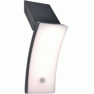 Lumisky Applique murale solaire KIRA gris LED blanc froid/ chaud  H29,6cm Synthétique Dark Grey - gris 3666162014001