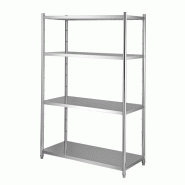 Matériel HORECA Étagère Inox 4 étages 1500 x 500 x 1800 mm - GDRGB155 - GDRGB155