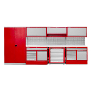 Mobilier d'atelier 4,4 m armoire et servante d'atelier MW Tools PRACO355WK Mobilier d'atelier 4,4 m armoire et servante d'atelier MW Tools PRACO355WK