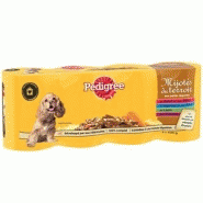 PEDIGREE MIJOTÉS DU TERROIR AUX PETITS LÉGUMES 4 VARIÉTÉS POUR CHIEN 4 X 400 G PEDIGREE MIJOTÉS DU TERROIR AUX PETITS LÉGUMES 4 VARIÉTÉS POUR CHIEN 4 X 400 G
