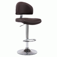 VidaXL Tabouret de bar Marron Similicuir Modèle Titan Terrasse Élite - 249652