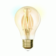 Ampoule intelligente led filament ambré std e27 806lm 60w variation blanc, idual