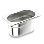 Bac GN Gastro 1/3 en inox - Hauteur 200 mm - Empilable et résistant_0