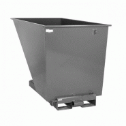Benne auto-basculante pour chariot élévateur 2500 litres Gris = Métal Benne auto-basculante pour chariot élévateur 2500 litres Gris = Métal
