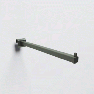 Bras droit 15x15mm - 300 mm - 25x15 mm - gris anthracite