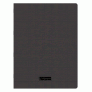Calligraphe Lot de 4 Cahier Ligne 8000 24x32, 192p./96 feuilles 90 g/m² piquées, couv. PP noir, Séyès - 3210330185101