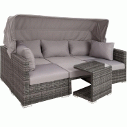 CANAPÉ DE JARDIN MEUBLE MODULABLE 2208086