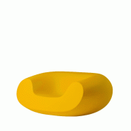 Fauteuil lounge in & out CHUBBY - jaune