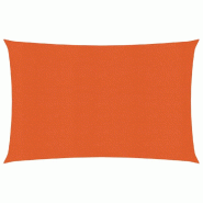 Helloshop26 - Voile d'ombrage 160 g/m² orange 2 x 3,5 m PEHD 02_0009235 - orange 3000498982724