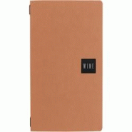 Set 12 porte-menu 2/2 Stil Casa, polyuréthane, 18x31,6 cm, 3 enveloppes plastiques, bande élastique, désert saffiano. - PM22C-SADE-WNSN Set 12 porte-menu 2/2 Stil Casa, polyuréthane, 18x31,6 cm, 3 enveloppes plastiques, bande élastique, désert saffiano. - PM22C-SADE-WNSN