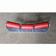 Support de rouleaux pour convoyeur à bande - 3 rouleaux inclinés - Plusieurs dimensions et finitions disponibles