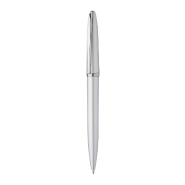 Stylo à bille en plastique argenté - encre bleue - 6g Stylo à bille en plastique argenté - encre bleue - 6g