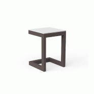 Table basse Posidonia en C - brun