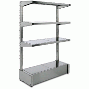 Table murale avec étagères série imagine 1414x655x1700 mm. Fabricant : Fricosmos. Référence : 910020506 - FRI910020506