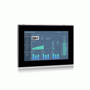 Panel PC industriel fanless 10.1" WXGA capacitif projeté optical bonding - EVI-J010WAC avec processeur Intel® Bay Trail Celeron J1900