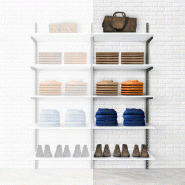 Élément suivant Global used 5 tablettes blanc L90xH240cm