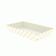 Corbeille carton rectangulaire 