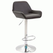 Décoshop26 - Tabouret de bar moderne et confortable en synthétique marron clair pieds trompette en métal chromé TDB10309 - marron 3000529369609 Décoshop26 - Tabouret de bar moderne et confortable en synthétique marron clair pieds trompette en métal chromé TDB10309 - marron 3000529369609