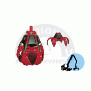 Grappin à ferraille hydraulique Euromec - PL01 pour pelle de 12 à 20 tonnes