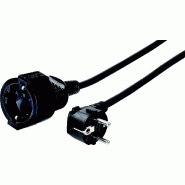 Hama Rallonge 'Profi' 5m noir - noir 47870