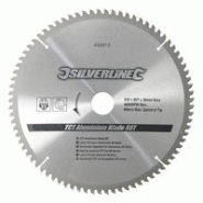 Lame carbure de tungstène pour l'aluminium 80 dents Lame carbure de tungstène pour l'aluminium 80 dents