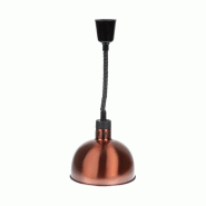 Lampe chauffante dôme rétractable finition cuivre | Buffalo