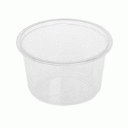 Naturesse Pots deli PLA ø 12,1 x 5,1 cm - 350 ml (1000 unités) - transparent plastique 16405-PV Naturesse Pots deli PLA ø 12,1 x 5,1 cm - 350 ml (1000 unités) - transparent plastique 16405-PV