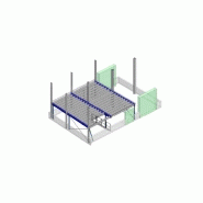 Plate-forme de stockage industrielle ou de bureau, charge utile 250 à 2000 kg/m²