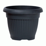 Prosperplast - Pot TERRA 5 L - 25x25x19,5 cm, coloris Anthracite - gris plastique polypropylène ZA3074