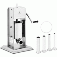 Royal Catering - Royal Catering Poussoir À Saucisse Machine A Viande Manuel Vertical Bourreuse Embosseuse Charcuterie Main RCWV-3L (Volume 3 l, - 425