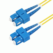 StarTech Cble Fibre Optique de 1m Duplex Monomode SC à 