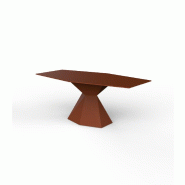 Table design in & out VERTEX - argile