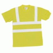 TEE-SHIRT HAUTE VISIBILITÉ JAUNE FLUO PORTWEST TEE-SHIRT HAUTE VISIBILITÉ JAUNE FLUO PORTWEST