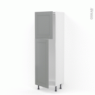 2721 - armoire frigo encastrable - colonne de cuisine - filipen gris - l60 x h195 x p58 cm - 54,34kg