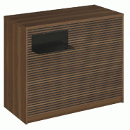 Comptoir Vertigo H T01noir spl.Gauche L120cm 2tabl.Couliss.4tab.Amovib.Olivier