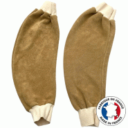 Manchettes de soudeur en croute de cuire, haute protection Manchettes de soudeur en croute de cuire, haute protection