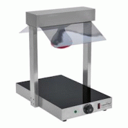 Plaque chauffante GN1/1 m/pont | 510W | Couvercle de protection en verre acrylique et lampes infrarouges | 377x575x570(h)mm . - EMG-688600 Plaque chauffante GN1/1 m/pont | 510W | Couvercle de protection en verre acrylique et lampes infrarouges | 377x575x570(h)mm . - EMG-688600