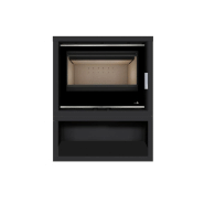 Poêle ecodesign portimao-sl-695-s-box - 9kw + ventilation - 760 x 617 + 350 x 457 mm